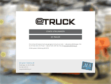 Tablet Screenshot of etruck.se